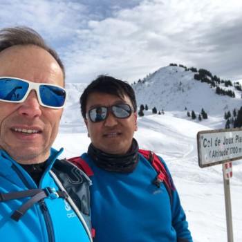 At Col De Joux Plane