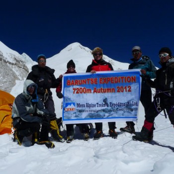 Baruntse Expedition 7,129 Meter on Autumn 2012