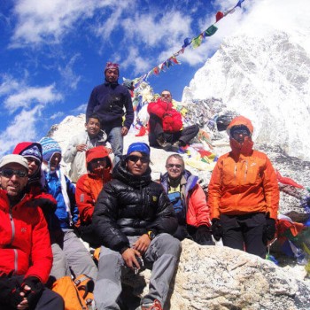 Top of Kala Patthar 5550 Meter