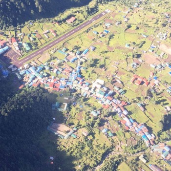 Lukla Village on 2840 Meter High with Tenzing Hillary Airport