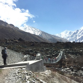 Bridge on Langtang Valley Trekking