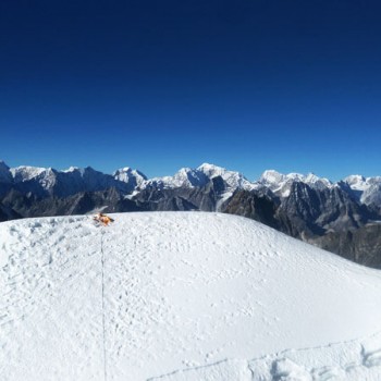 Top of Lobuche Peak Climbing