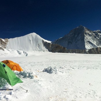 Baruntse Camp One West Col