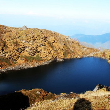 Panch Pokhari Lake on Mera Peak Circuit Route