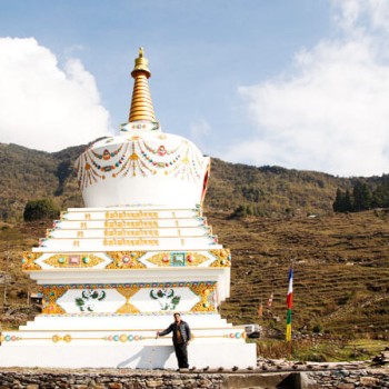 Khiraule Village Stupa on Mera Peak Circuit Way