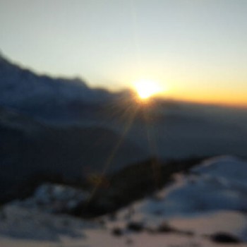 Sunrise View on Mardi Himal Trek