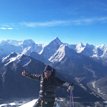 Panorama View of Lobuche Peak Climbing